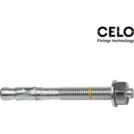 Fissaggio Standard CELO BAP 10 x 105 mm Argentato Acciaio 25 Unità Zincato