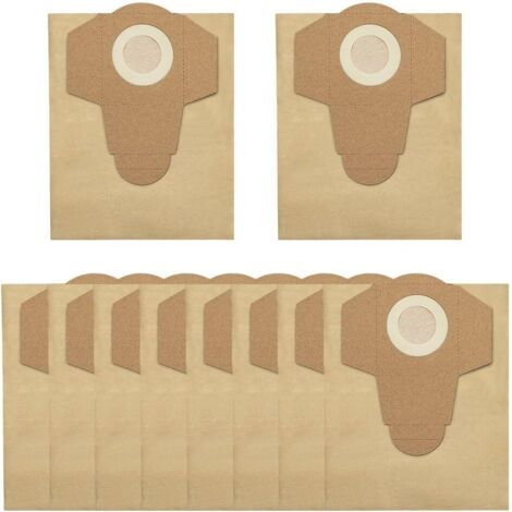 10er-Pack Staubsaugerbeutel aus Papier, kompatibel mit Nass-Trockensauger (1/4)