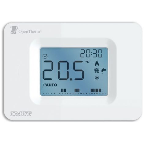 Imit Orion Week chronothermostat hebdomadaire mural Opentherm en classe V blanc