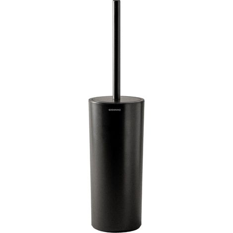 COSMIC Toilet brush Matt black, Wall/Freestanding Self-Adhesive Start Collection