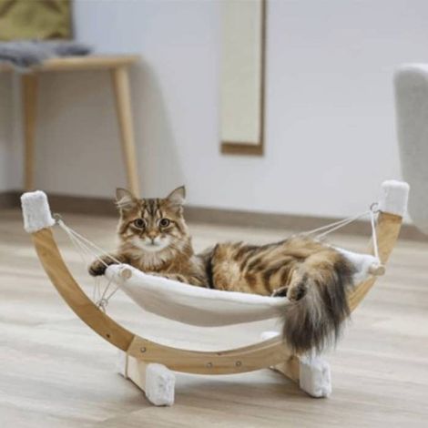Kerbl Hamac pour chats Siesta Blanc 82591 (1/4)