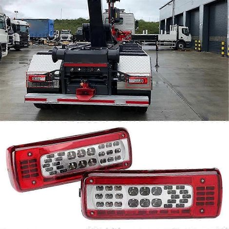 Feu stop arrière droit à LED 24 V avec avertisseur sonore 82483073 pour camions séries FM450 et FM460 js (1/5)
