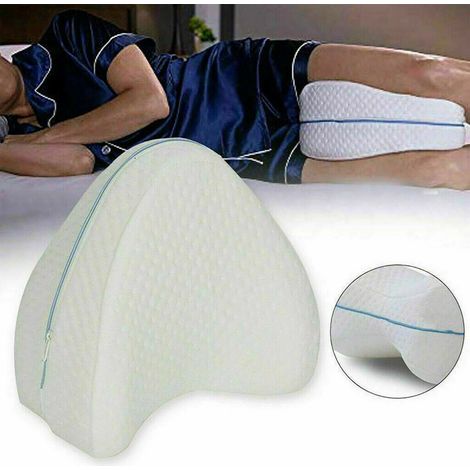 CUSCINO PER GAMBE SUPPORTO ORTOPEDICO GINOCCHIA SCHIENA LAVABILE MEMORY FOAM