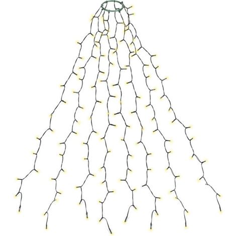 Guirlande Lumineuse 280 LEDs pour Sapin de Noêl, 2m x 8 exterieur Etanche Guirlande LED Sapin Décoration (1,5-2,8m sapin) (1/5)