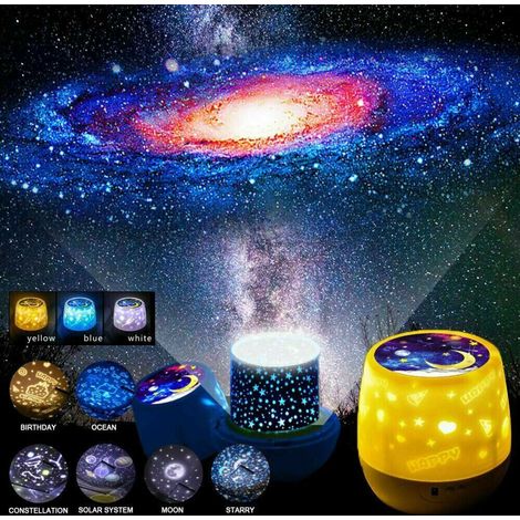 Projecteur de ciel étoilé LED avec veilleuse pour enfants (1/4)