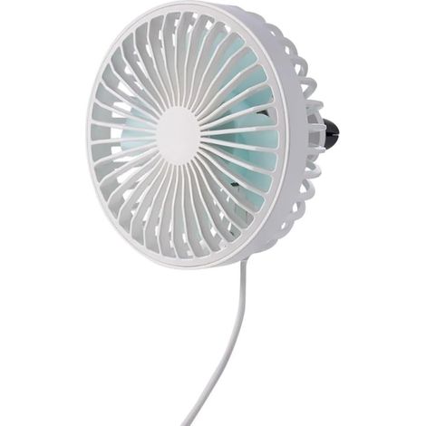 Ventilateur Ventilation Voiture USB 360° Avec Lumières LED 3 (1/5)