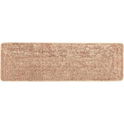 Rug Runner MARSA Brown 100 x 300 cm Polyester and PVC vidaXL