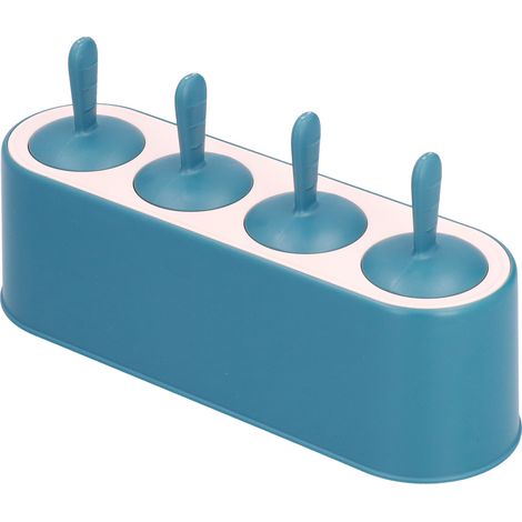 Eiscremeform, langlebig, wiederverwendbar, lebensmittelechte Silikonform, DIY-Werkzeuge für die Küche, Blau (1/5)