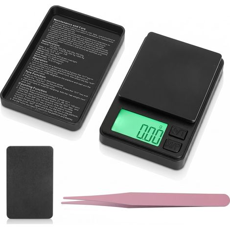 Mini Balance de Précision 0.01g, Balance de Poche Numérique 200g Balance Grammes Compacte avec Écran LCD (1/5)