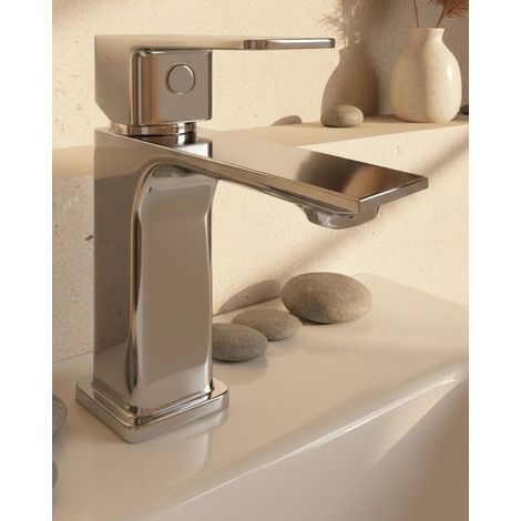 Rubinetto bidet monocomando con flessibili cromo Ten (1/3)