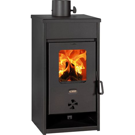 Poêle à bois Prity KOP D – 8,7 kW, Noir Graphite, Classe A, Design Compact (1/5)