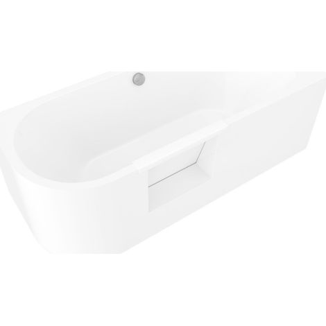 PORTAS R baignoire asymétrique avec porte, 170x75x60cm, blanc (1/4)