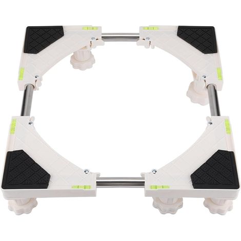 Support de Machine à Laver, Support Universel de Tapis de Support de Support de Base Fixe résistant réglable d'amortissement antirouille pour réfrigérateur sécheur(8 Pieds) (1/5)