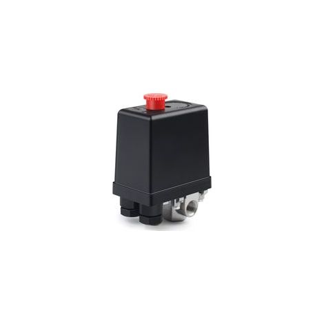 Regolatore di pressione dell'aria BRAVIX 220V, valvola per compressore d'aria a 4 fori, interruttore per compressore d'aria per una rapida riduzione della pressione.