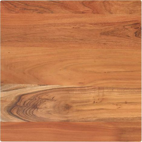 Dessus de bureau Plateau De Table Dessus de table 50x50x3,8 cm carré bois massif d'acacia CFW76125 (1/5)