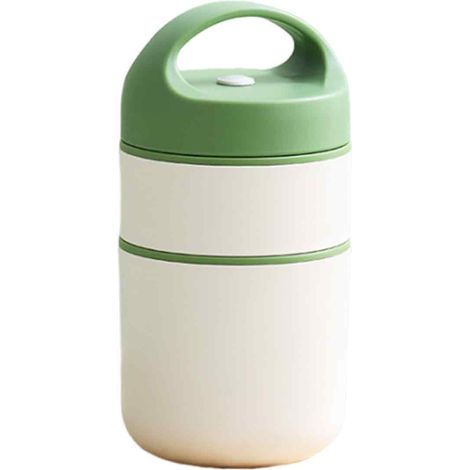 680-ml-Müslibehälter für unterwegs, Joghurtbecher, doppelwandiger, auslaufsicherer Isolierbecher für Müsli unterwegs, isolierter Lebensmittelbehälter mit Löffel und Bento-Tasche für Arbeit, Schule und