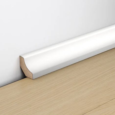 Contre-plinthe Alsafloor Blanche Finition Discrète Et élégante Pour Sols Alsafloor - Alsafloor