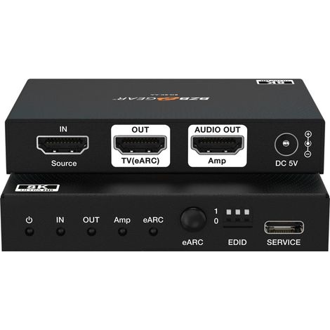Extracteur-amplificateur HDMI 2.1 eARC/ARC NÖRDIC 8K (1/3)