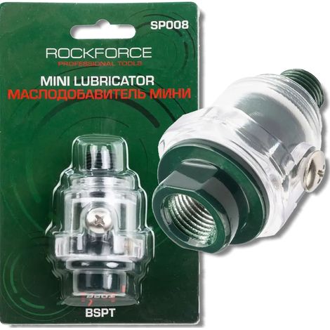 ROCKFORCE Schmiergerät für pneumatische Systeme, 1/4"-Gewinde