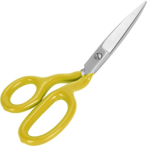 Ciseaux à tapis, poignée ergonomique, acier inoxydable, multifonctionnels, bec de canard, ciseaux à appliquer, ciseaux à touffeter pour tapis à poils longs, jaune (1/5)