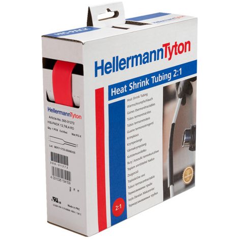 Funda termorretráctil HellermannTyton 300-30642 ratio 2:1 5m