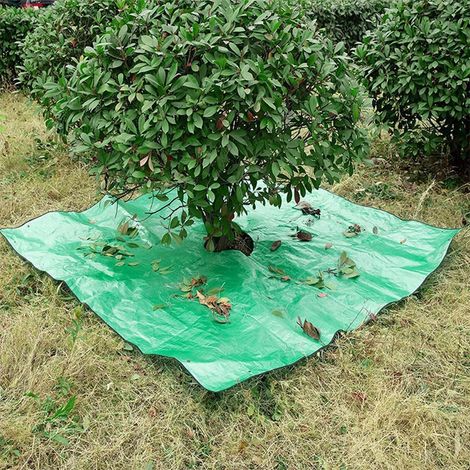 JSSEVN - Lona protectora para la poda de árboles de jardín con un agujero de 30 cm. (1/5)