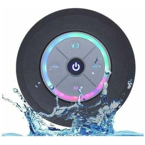 Bluetooth-Duschlautsprecher, IPX7-zertifiziertes Bluetooth-Duschradio mit FM-Radio, vollständig wasserdicht, Freisprechfunktion, für Strand, Dusche und Zuhause