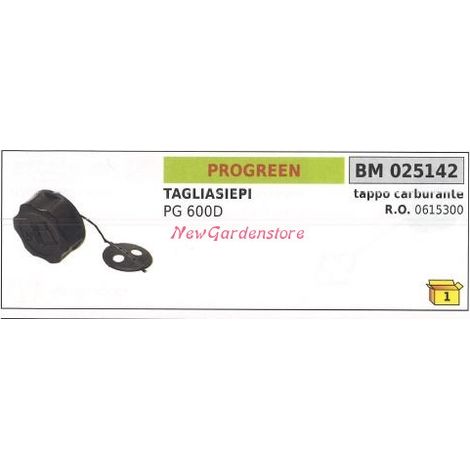 Tappo serbatoio carburante motore PROGREEN tagliasiepe PG 600D 025142