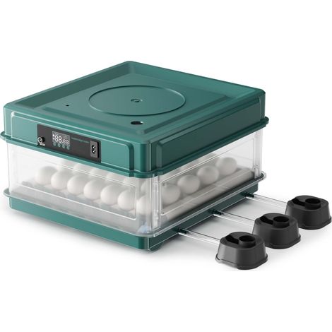 Fudajo Incubatrice per uova automatica, incubazione per 30 uova, 40 W con sistema di rotazione, controllo della temperatura e regolazione dell'umidità, allevamento pulcini (1/5)