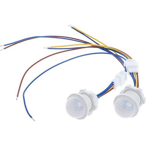 Commutateur de capteur Infrarouge PIR 110 V/220 V,Infrarouge Interrupteur detecteur de Mouvement(3 Pieces) (1/4)