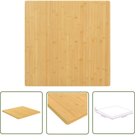 Furniture Limited - Dessus de table 70x70x2,5 cm bambou (1/4)