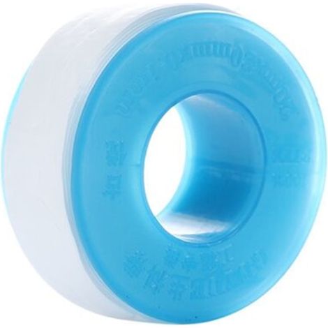 Ruban d'étanchéité Tejper pour plombier, 16mm x 5m, joint de filetage pour tuyaux et pommeaux de douche, calibre 3 rouleaux, bande PTFE résistante, usage sanitaire et plomberie. (1/5)