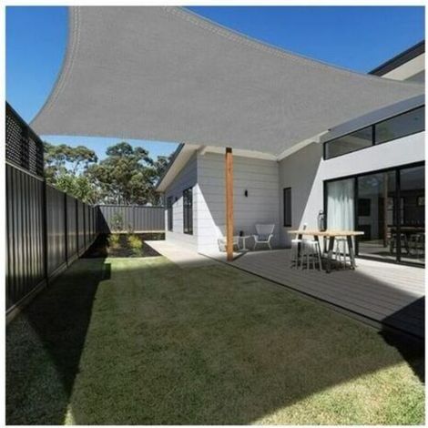 Parasols et voiles d'ombrage 4 x 5 M - Auvent Extérieur imperméable Anti-UV pour Jardin Terrasse (1/5)