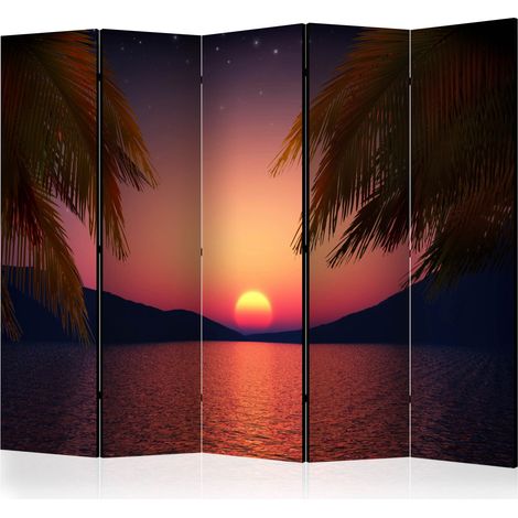 Paravento - Romantic evening on the beach II [Room Dividers] - 225x172 (1/4)