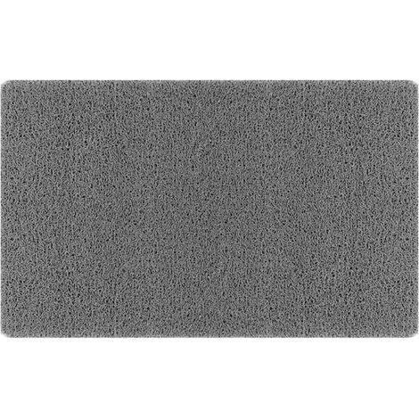 Rutschfeste Duschmatte mit Abflusslöchern, Duschmatte für Nassbereiche (40x60cm, grau) (1/5)