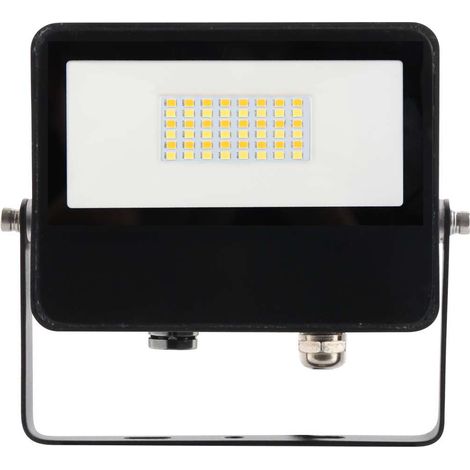 Projecteur LED extérieur Sky 30W Beneito & Faure, technologie Switch 3000K/4000K/5000K, angle de faisceau 115 degrés, finition noir mat élégante. (1/5)