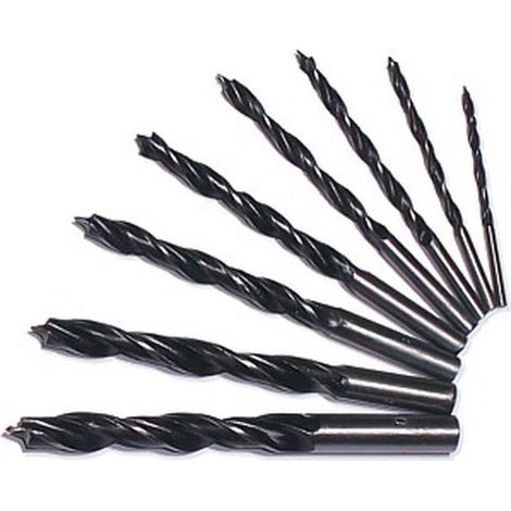 Jeu de Mèches Bois 3-10 mm - 8 Pcs - Précision et polyvalence - Qualité premium - Beast (1/4)