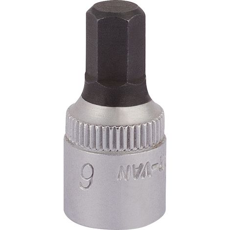 Draper 1455-IN 6mm (1/4 inch) Square Drive Elora Hexagon Screwdriver Socket for Precision Fastening (1/5)