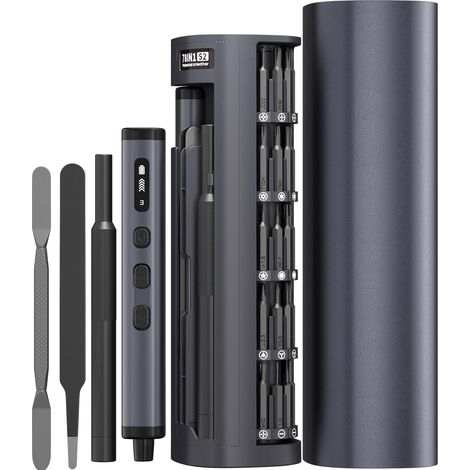 Set de Tournevis Électrique 78 en 1 : Tournevis de Précision avec 5 Modes de Torsion et 72 Embouts Magnétiques de Précision, Kit d’Outils pour Téléphone, Appareil Photo, Ordinateur, Montre, Ordinateur (1/5)
