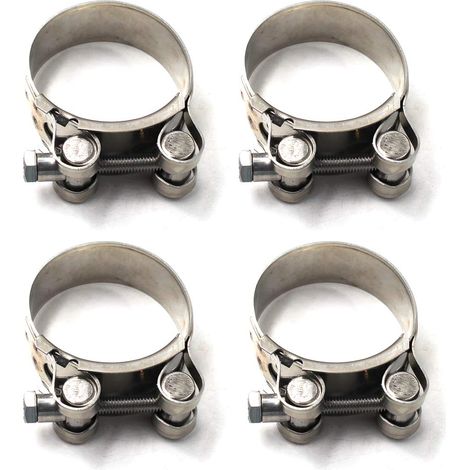 36-39mm Pince de serrage en T en acier inoxydable 304 pour tuyau de serrage (4 pièces) (1/5)
