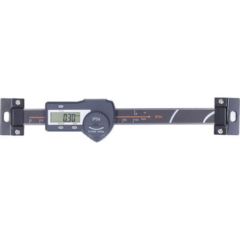 IP54 Horizontaler Messschieber mit LCD-Anzeige, digitale Längenskala, Nullpunktrückstellung und Datenhaltefunktion, 0–100 mm / 0,0 bis 3,9 Zoll (1/5)