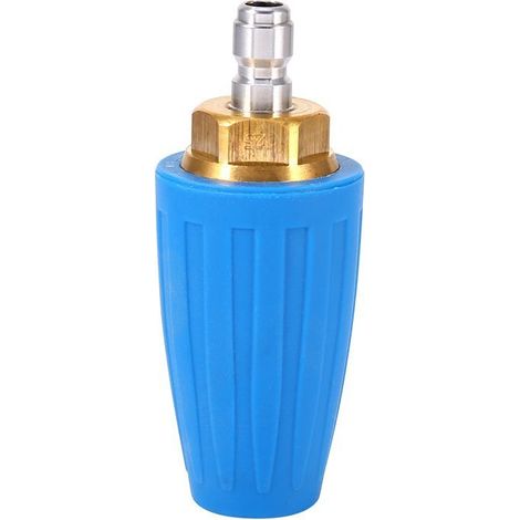 Rotating Turbo Nozzle, 2.5 GPM 3600 PSI 276 Bar Turbo Nozzle for Pressure Washer, 1/4" Quick Connect, Pressure Washer Gun Nozzle Accessory (1/3)