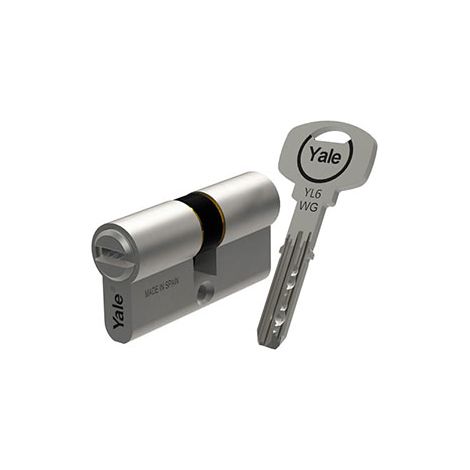 YALE AZBE CILINDRO EUROPERFIL SEGURIDAD YL63030HN ANTIBUMPING (1/3)