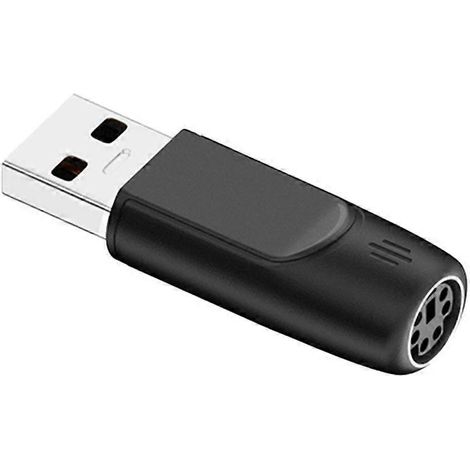 Adaptateur USB vers PS/2 pour clavier et souris (1/5)