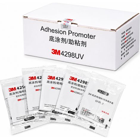 3M 4298UV Promotore di Adesione – Kit 5 Bustine Primer per Biadesivo VHB e Plastiche (1/5)
