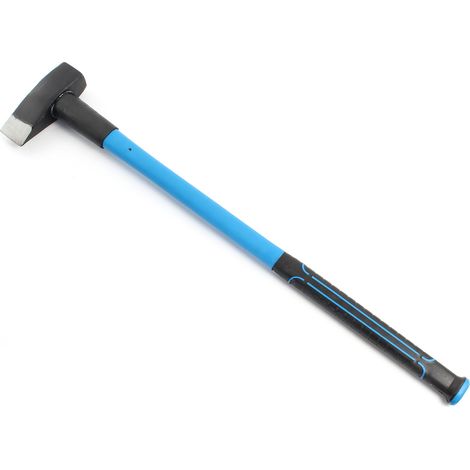 Wiltec – Hache merlin à fendre 3600 g – Lame acier carbone 42-50 HRC – Manche fibre de verre 910 mm – Fendeur bois dur pour sylviculture et camping