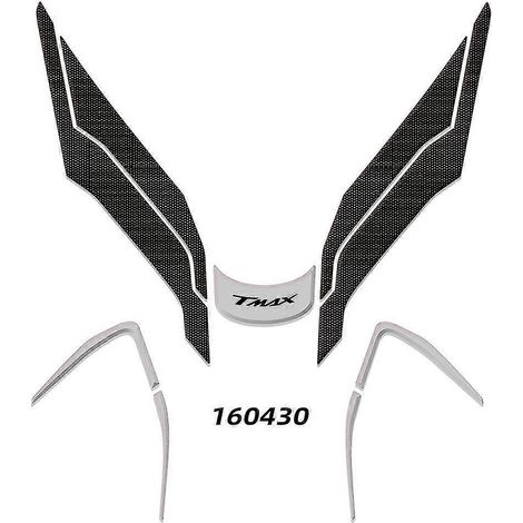 Autocollants 3D pour réservoir, kit de protection contre l'huile et l'essence pour Yamaha Tmax 560 2022-2023 (1/4)