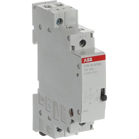 ABB – Télérupteur modulaire 16A – Tension 230V AC – Fréquence 50Hz – 1 contact à fermeture pour tableau électrique