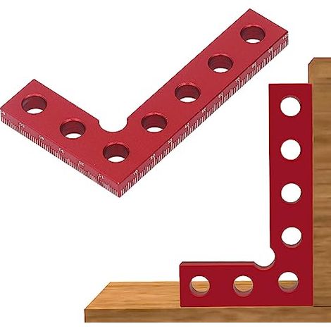 Square Center Finder Mini Precision Marking and Centering Tool for Machining Carpentry Workshop Work Double Scale Alloy (1/5)