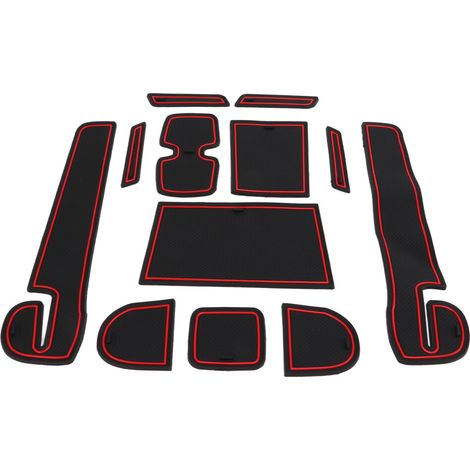 Ensemble de 12 tapis de console centrale inodores, compatibles avec les modèles Suzuki Swift 2018, 2019 et 2020.